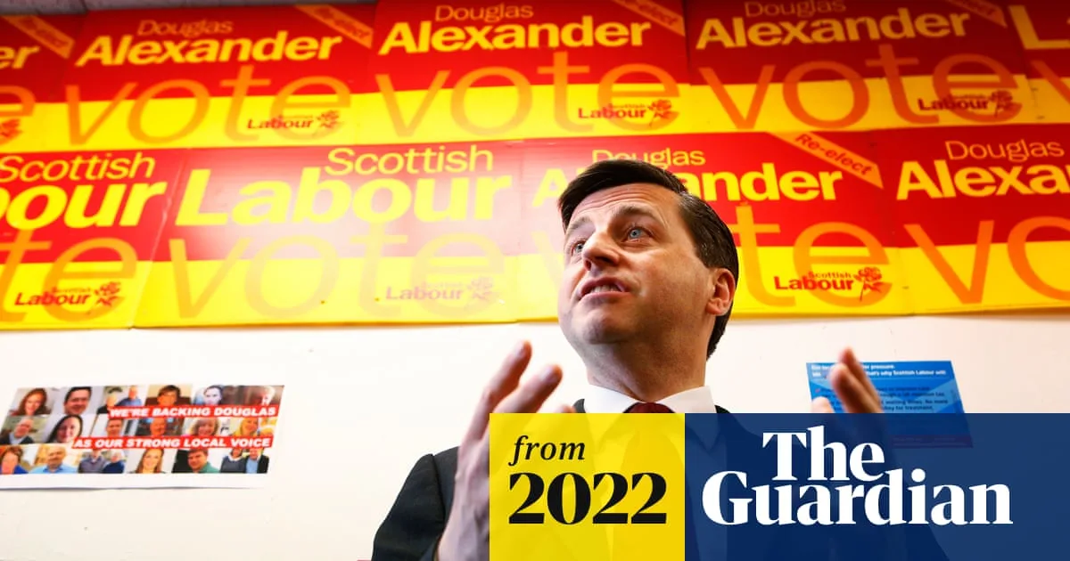 Douglas Alexander Eyes Comeback In Labour Government