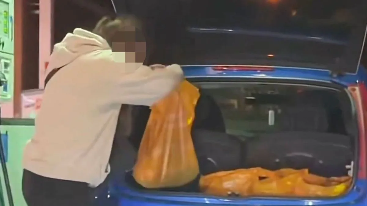 Driver Fills Sainsbury's Bags with Petrol Amid Fuel Crisis