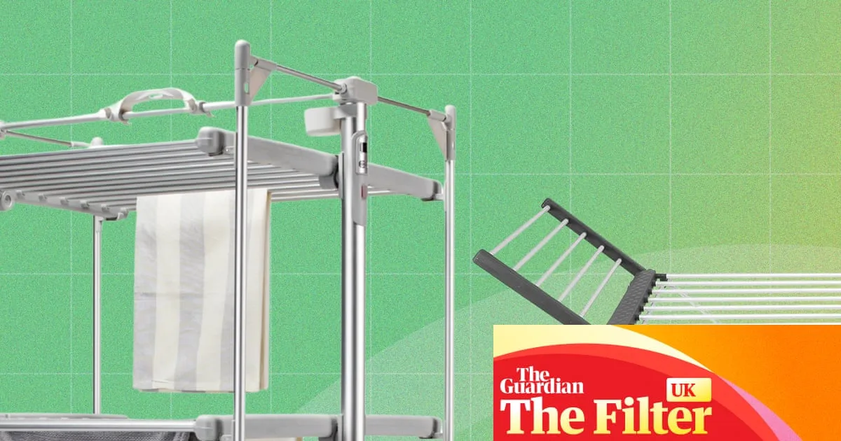Dunelm Heated Clothes Airer Tops Test for Drying Laundry in Damp UK Weather