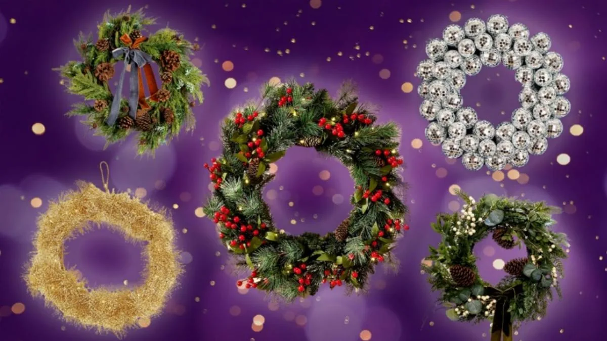 Dunelm's Affordable Christmas Wreaths from £7