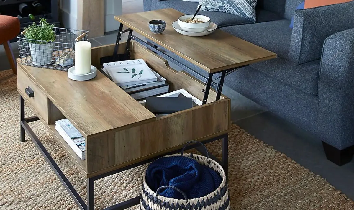 Dunelm's Fulton Lift Top Coffee Table Reduced to Under £200 in New Year Sale