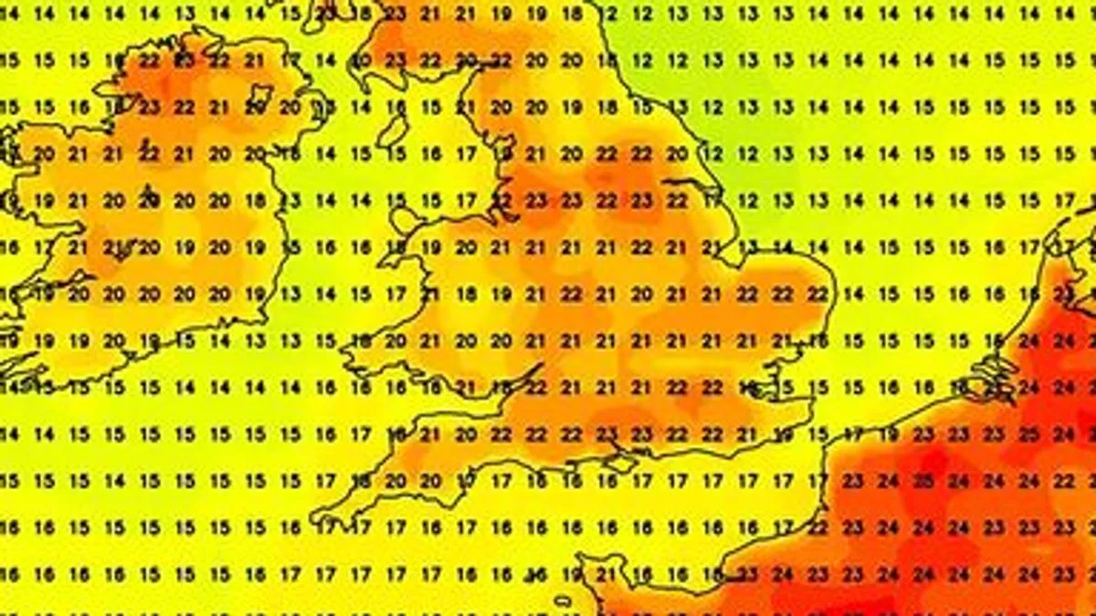 UK Set for 27C French Plume Heatwave Just in Time for Half-Term