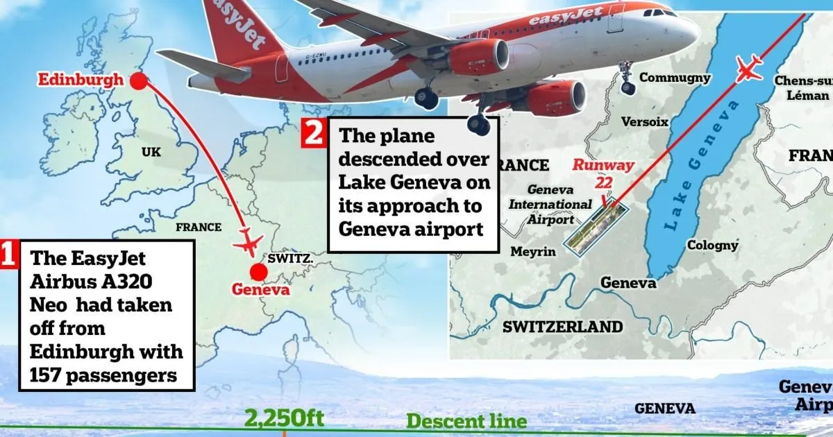 EasyJet Flight Seconds from Crashing into Lake Geneva