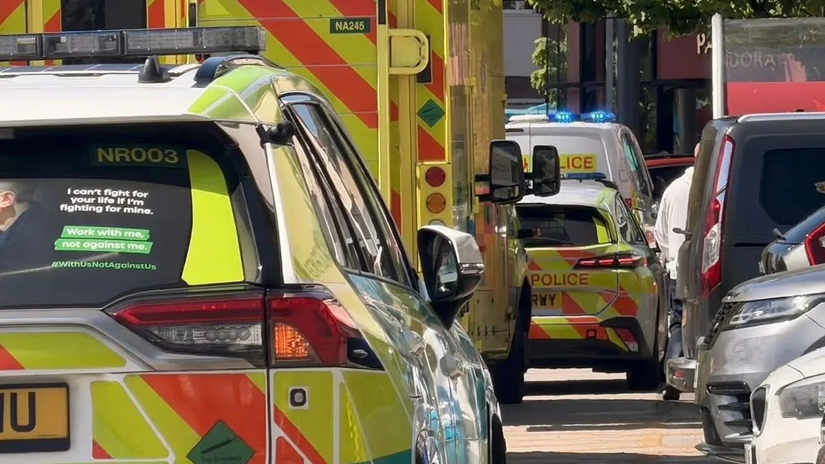 Air Ambulance and Police Respond to Emergency at M&S in Llandudno