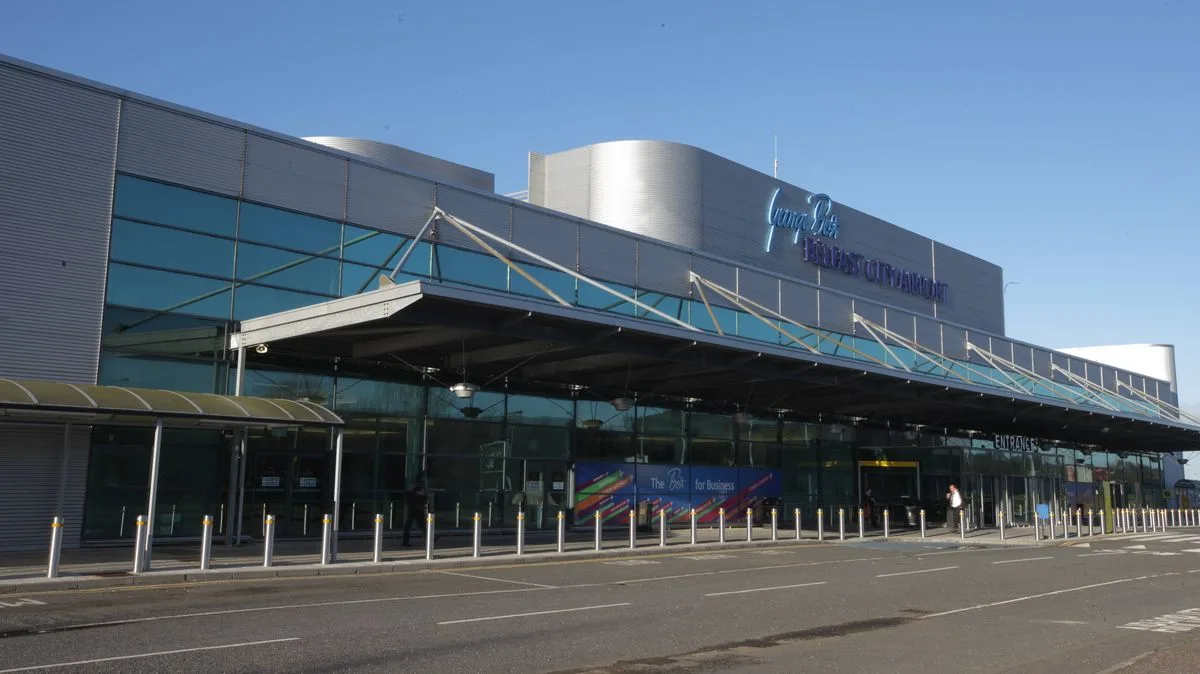 Emergency Landing at Belfast City Airport Amid Strong Winds