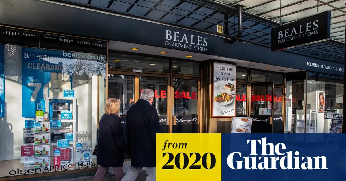 Empty Beales Department Store In Lowestoft Up For Sale