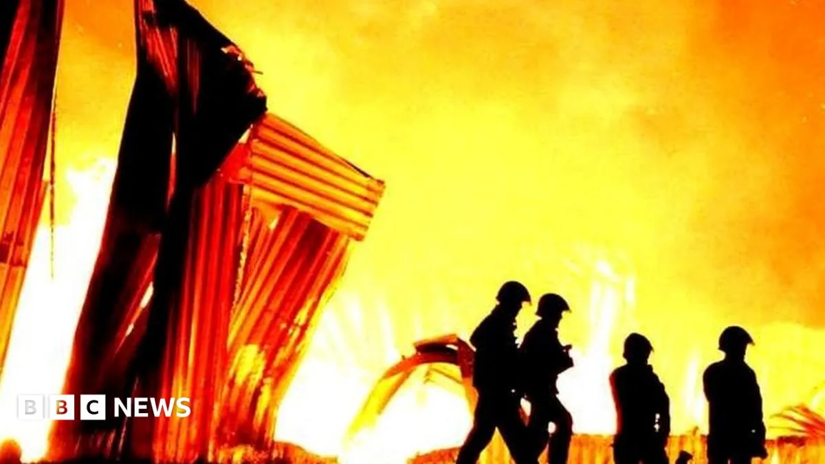 Enfield Inferno: 100 Firefighters Battle Massive Blaze Near M25