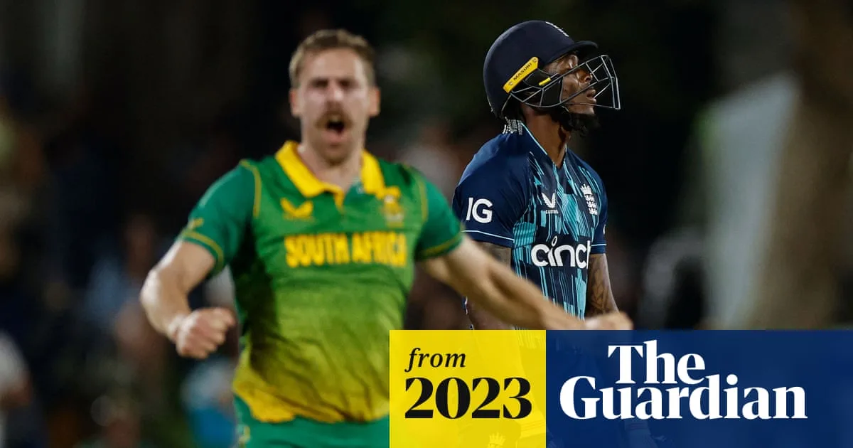 England Suffer Batting Collapse in First ODI Against South Africa
