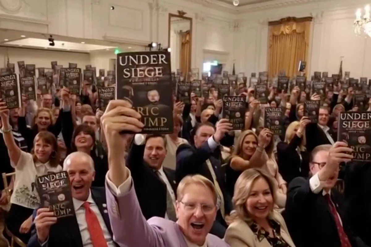 Eric Trump Uses AI Deepfake Video to Promote Memoir