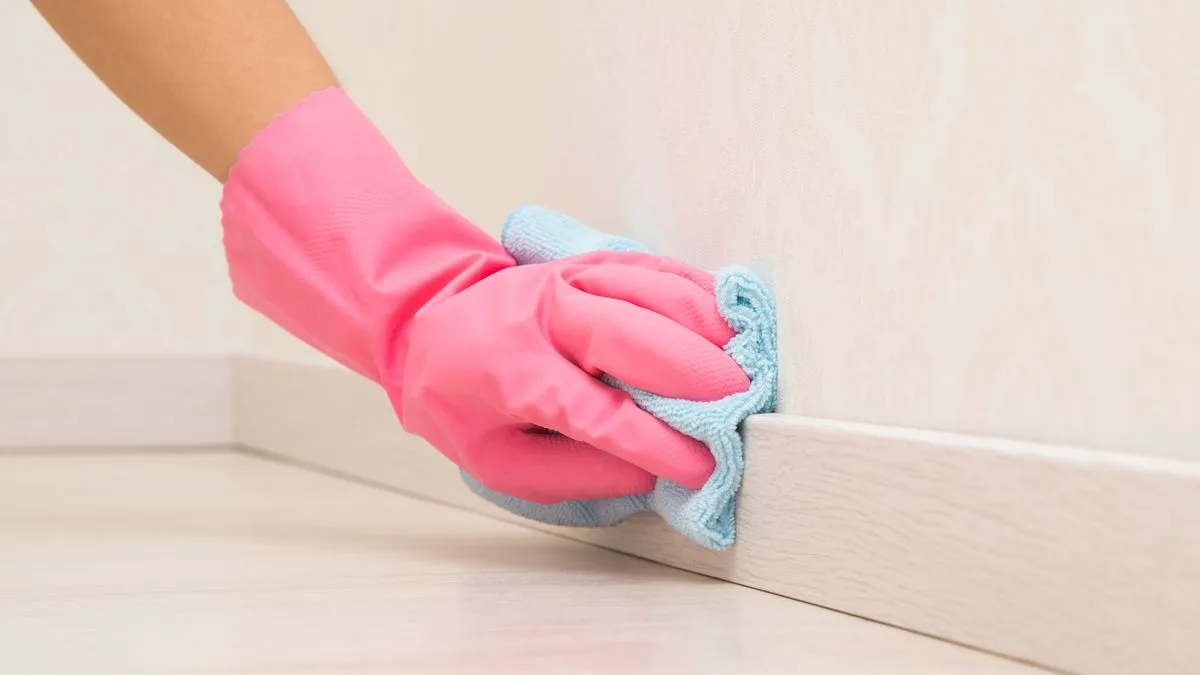 Fabric Conditioner Trick To Repel Dust From Skirting Boards
