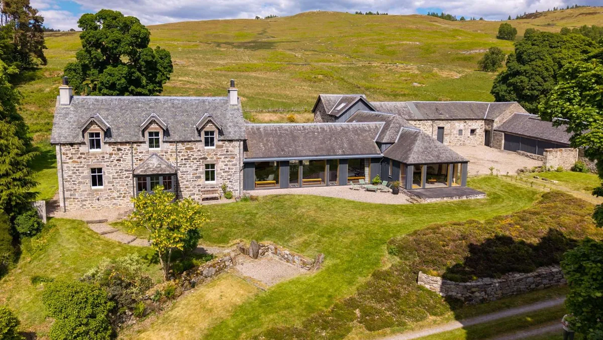 Perthshire Farmhouse with Sauna on Sale for £1.9 Million