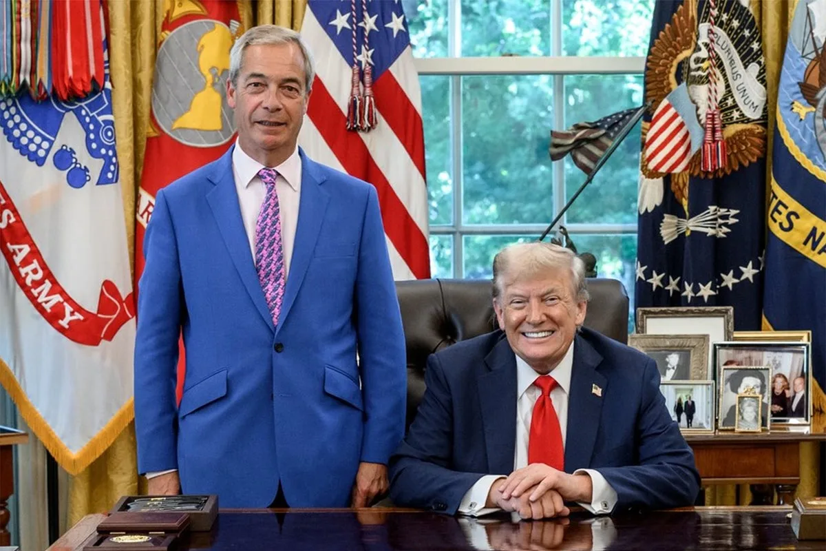 Farage Endorses Trump’s MAGA Movement in US Speech