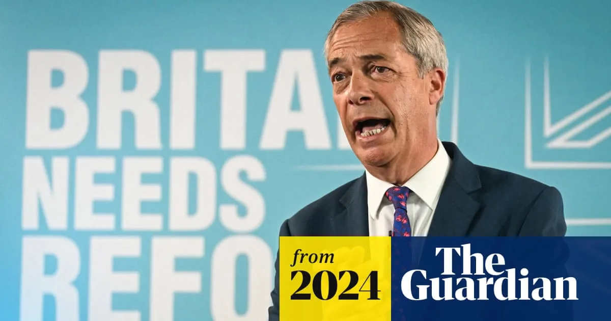 Farage Unveils Reform UK's 'Contract With You' Manifesto
