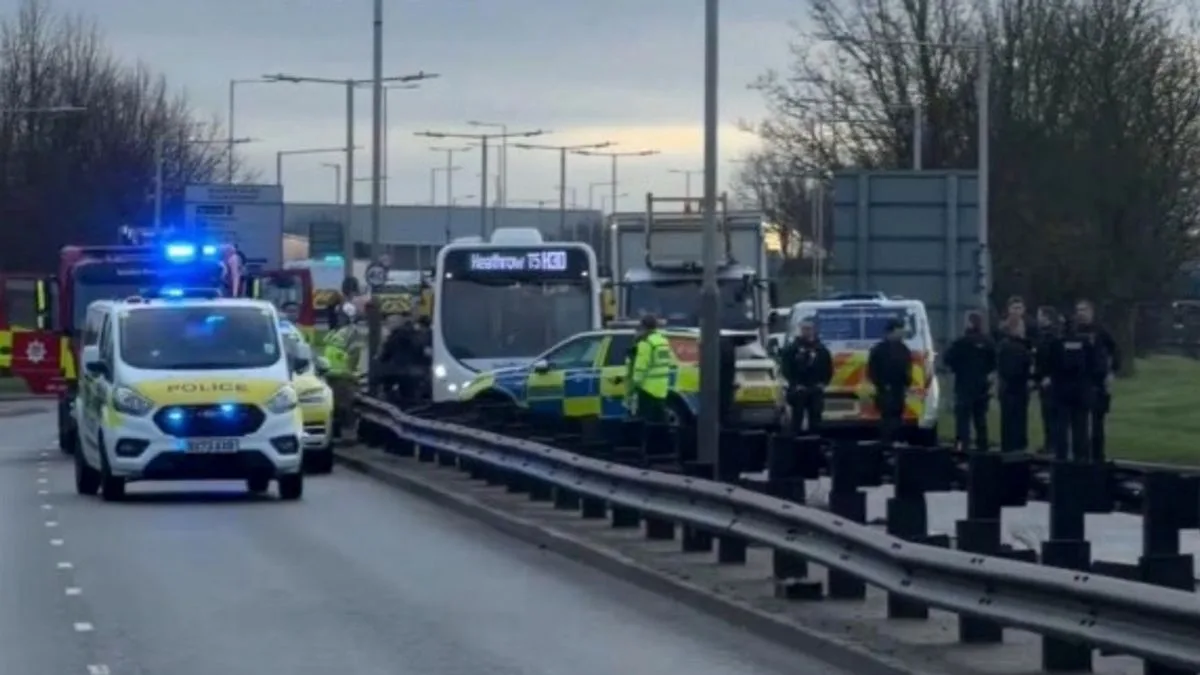 Man Dies in Motorbike Crash Near Heathrow, Road Closed for Hours