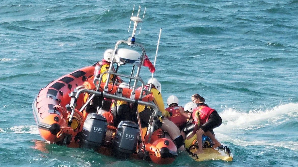 Father Dies, Toddler Critical After Family Swept into Sea in Cornwall