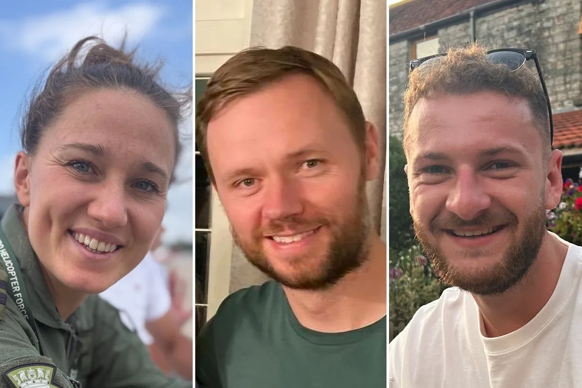 Three Royal Navy Personnel Killed in Devon Helicopter Crash Named
