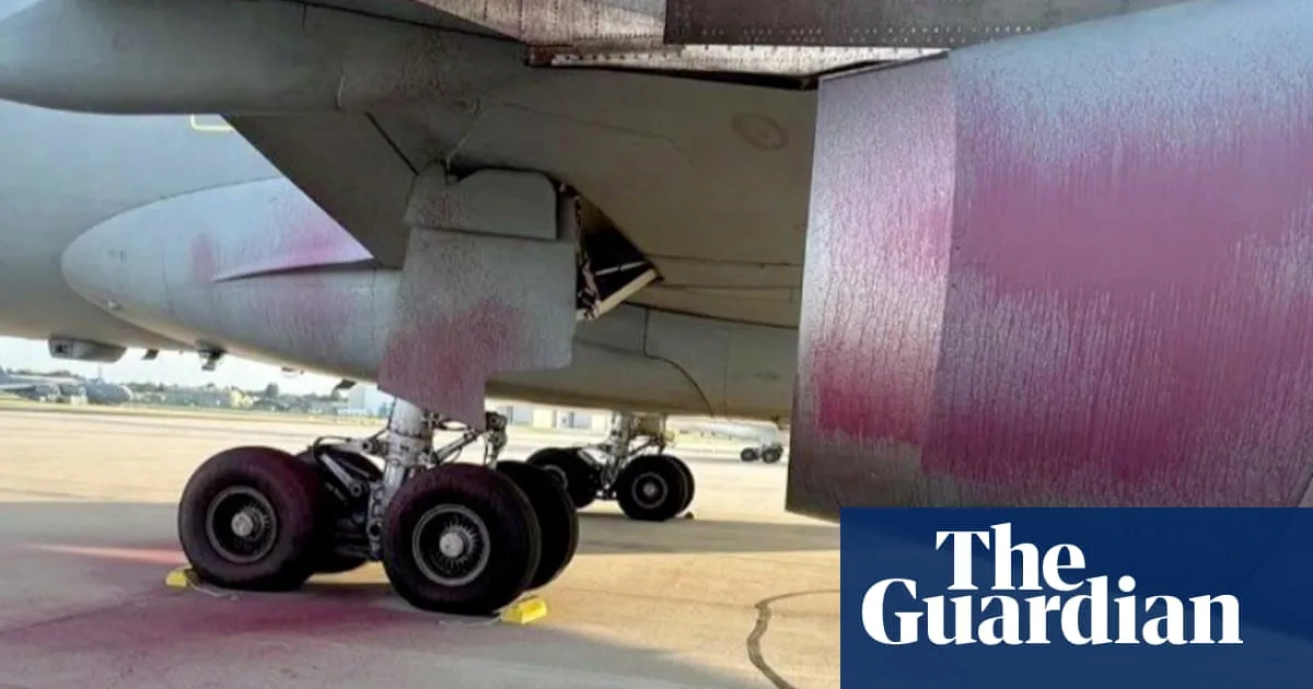 Four Arrested After Palestine Action Vandalism at RAF Brize Norton