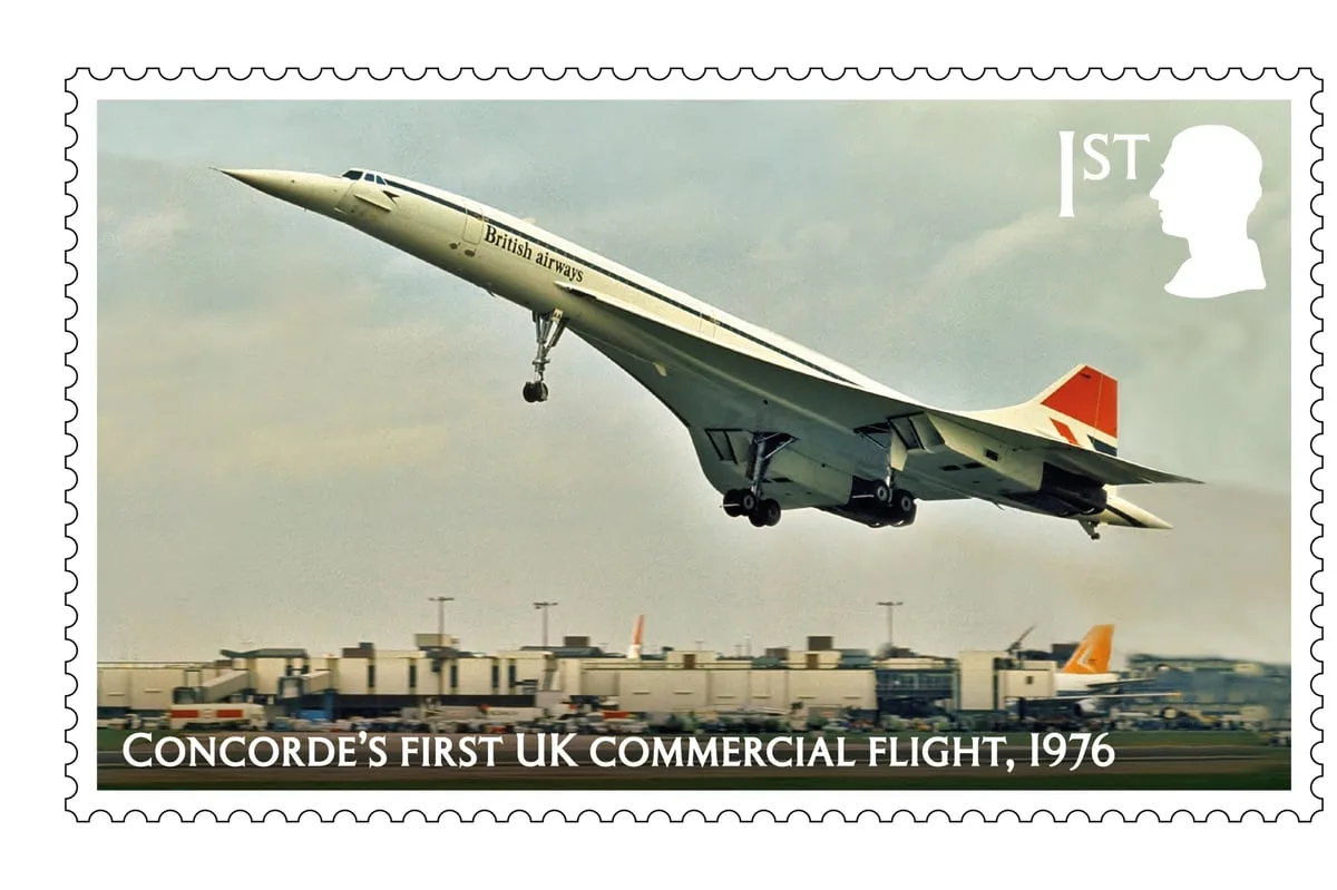 New Stamps and Nose Drops Mark 50th Anniversary of First Commercial Concorde Flights