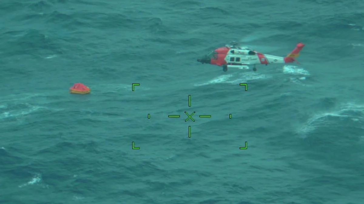 Five Rescued After Sailing Boat Sinks 300 Miles Off US Coast