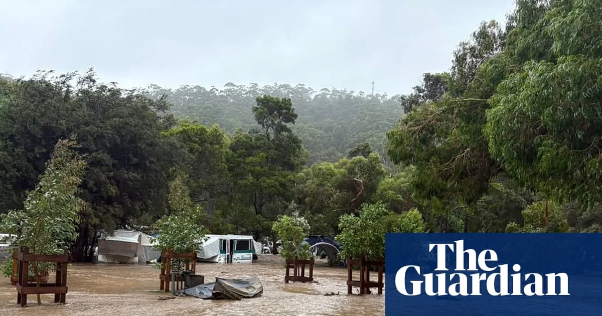 Flash Flooding Wipes Out Campsite on Victoria’s Great Ocean Road