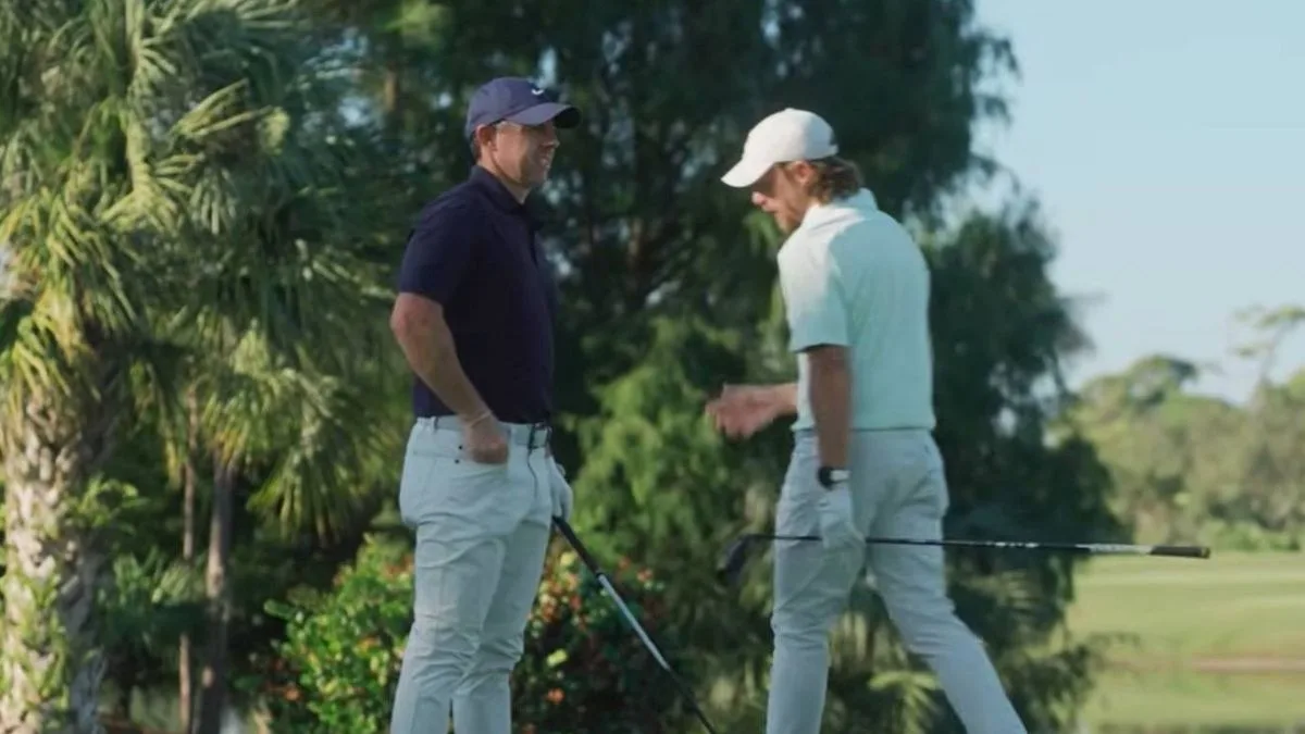 Fleetwood Pressures McIlroy in Golf Club Swap Challenge