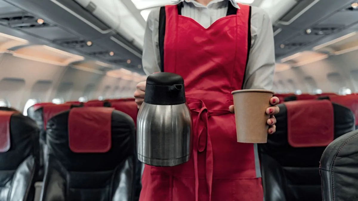 Flight Attendant Warns Against Drinking Coffee on Planes
