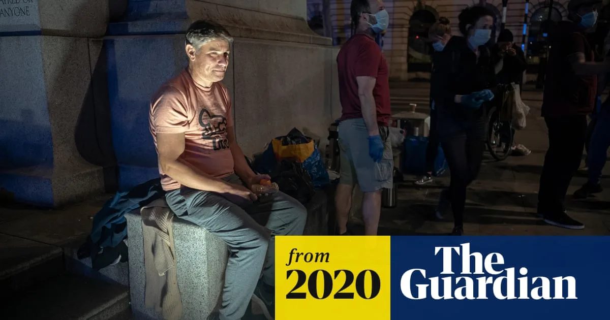 Sacked hospitality workers sleeping rough in London