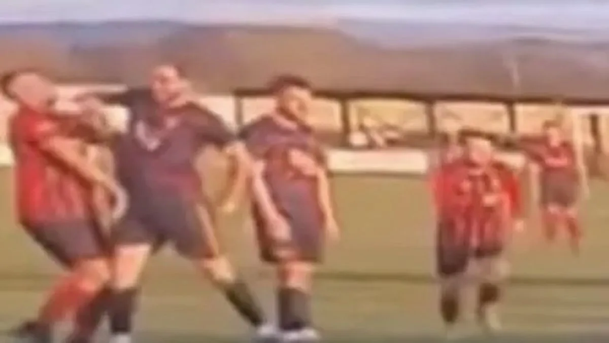 Footballer given suspended sentence for elbow attack that went viral