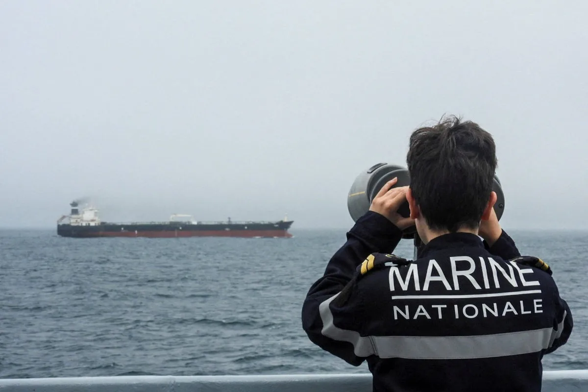 UK and France Intercept Suspected Russian Oil Tanker in Atlantic