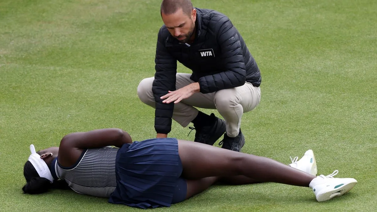 Queen's Tennis Star Victoria Mboko Retires in Tears After Horrific Fall