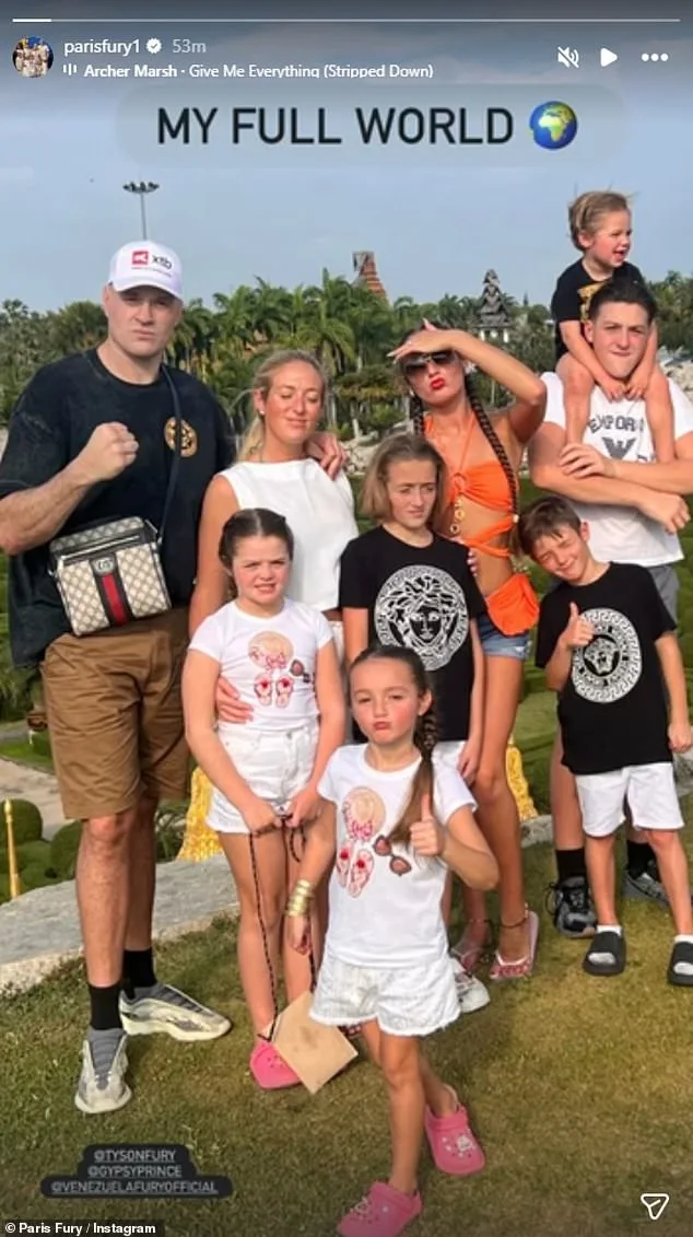 Fury Family Enjoys Half Term Holiday in Thailand