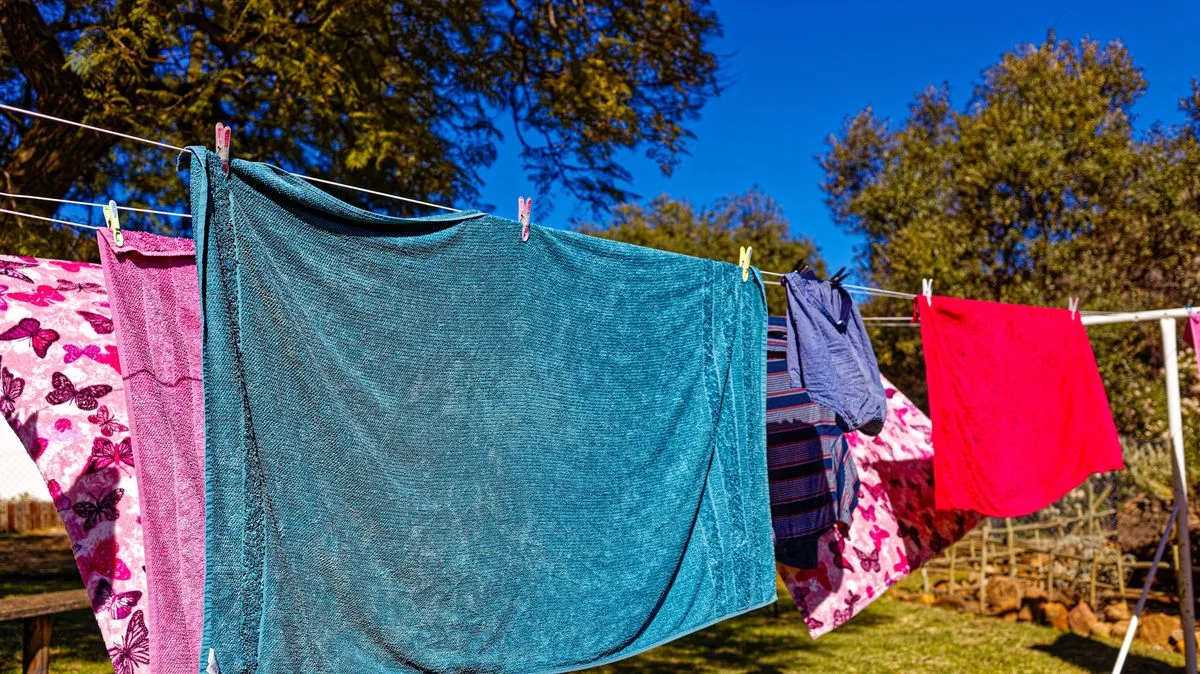 Gardener warns against hanging laundry outside during pollen season