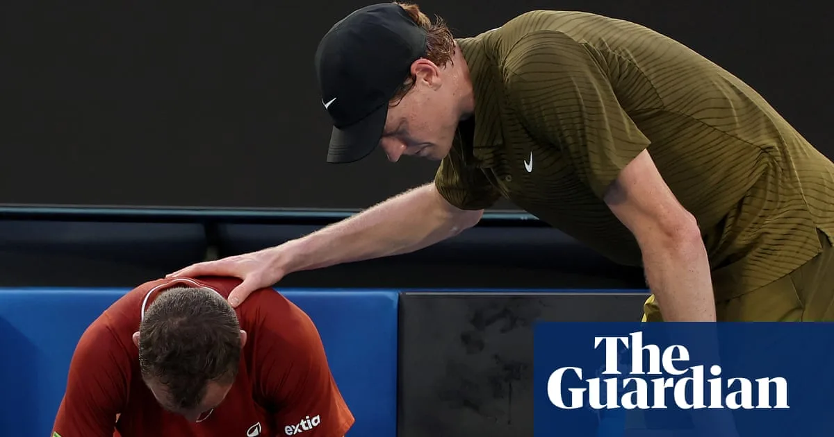 Sinner Advances as Gaston Retires in Tears; Monfils Bids Emotional Farewell at Australian Open