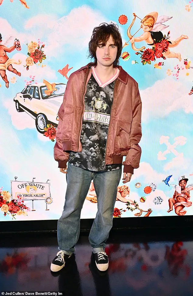 Gene Gallagher Shows Off Quirky Style at London Off-White Event