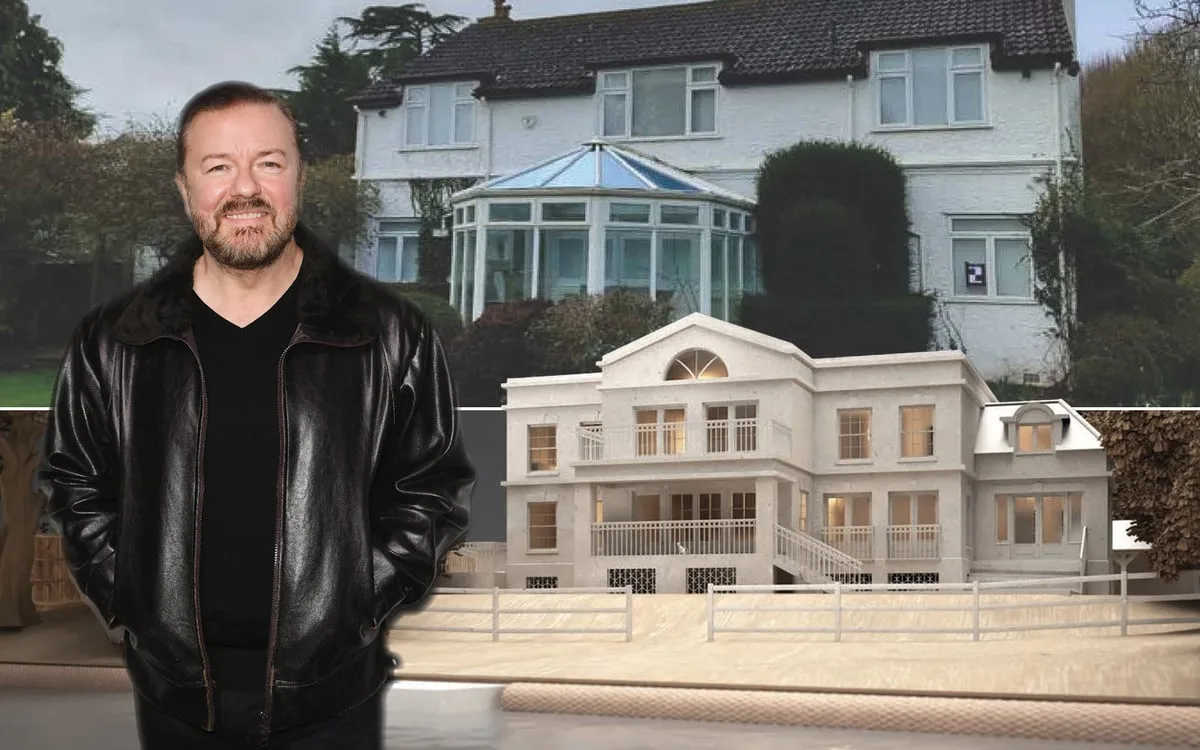 Ricky Gervais Warned Thames Mansion Flood Risk Could Cause 'Loss of Life'