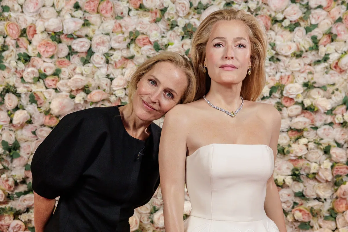 Gillian Anderson's 'Vulva Dress' Immortalised in Madame Tussauds Waxwork