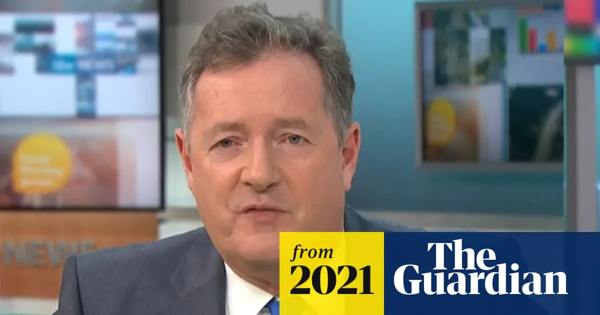Piers Morgan Storms Off Good Morning Britain Set After Co-Host's Criticism Over Meghan Markle Comments