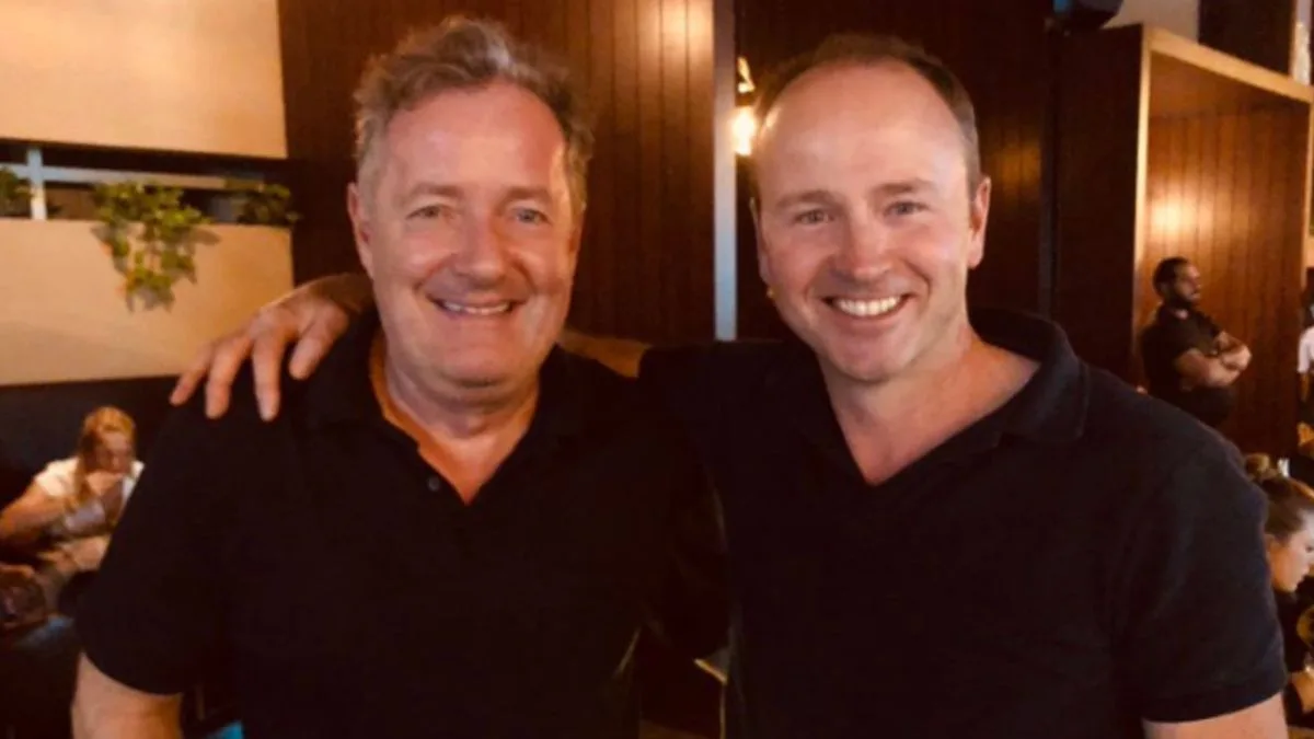 Piers Morgan Reunites with Former GMB Colleague Jonathan Swain in Qatar
