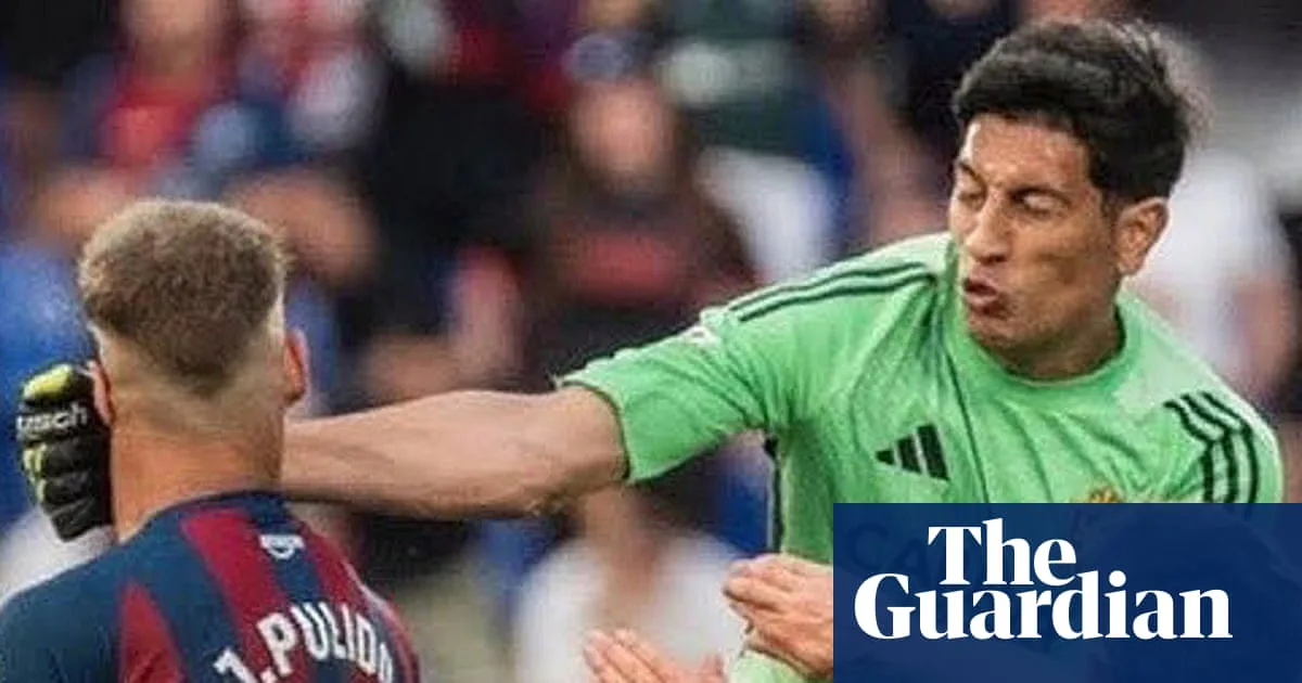 Goalkeeper Banned 13 Games For Punching Opponent