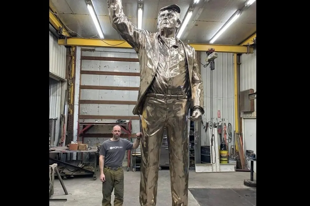 Golden Trump Statue Dispute Delays Miami G20 Display