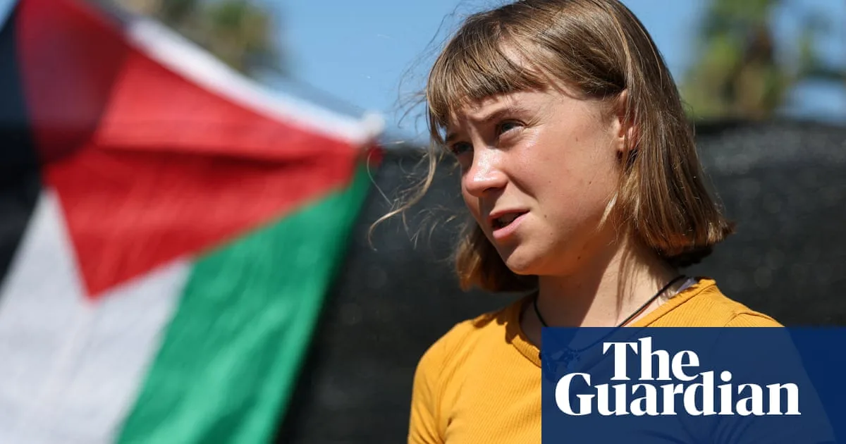 Greta Thunberg Joins Gaza Aid Flotilla