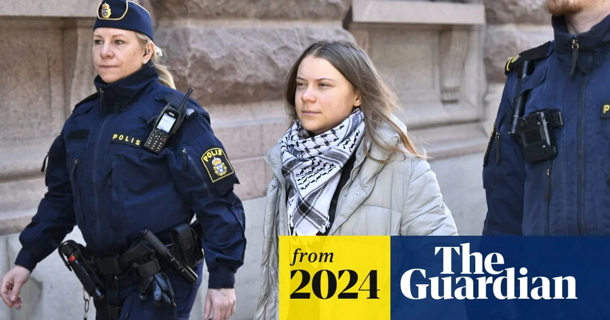 Greta Thunberg Removed By Police At Gaza Protest