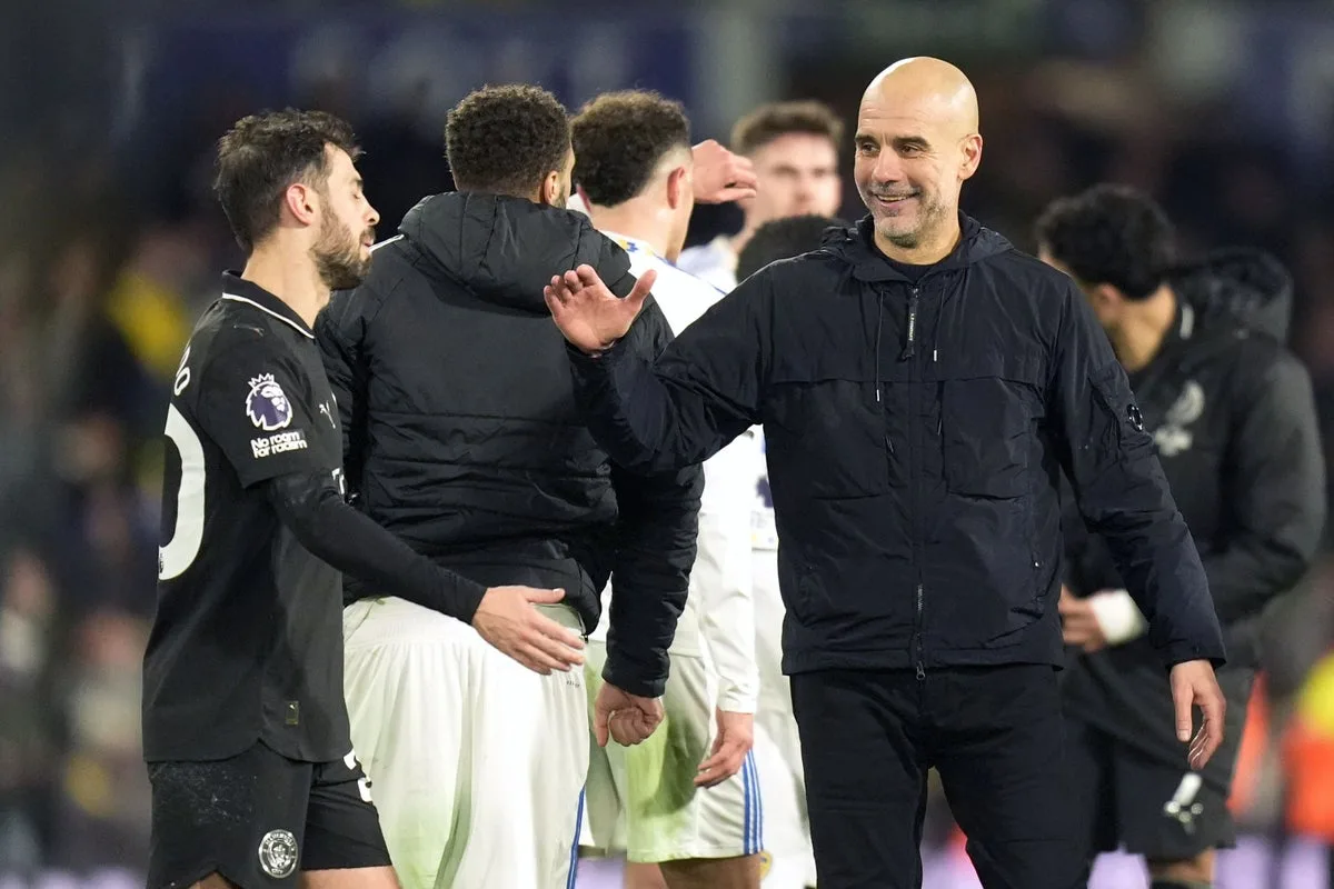 Guardiola Hails ‘Huge Victory’ as Man City Beat Leeds