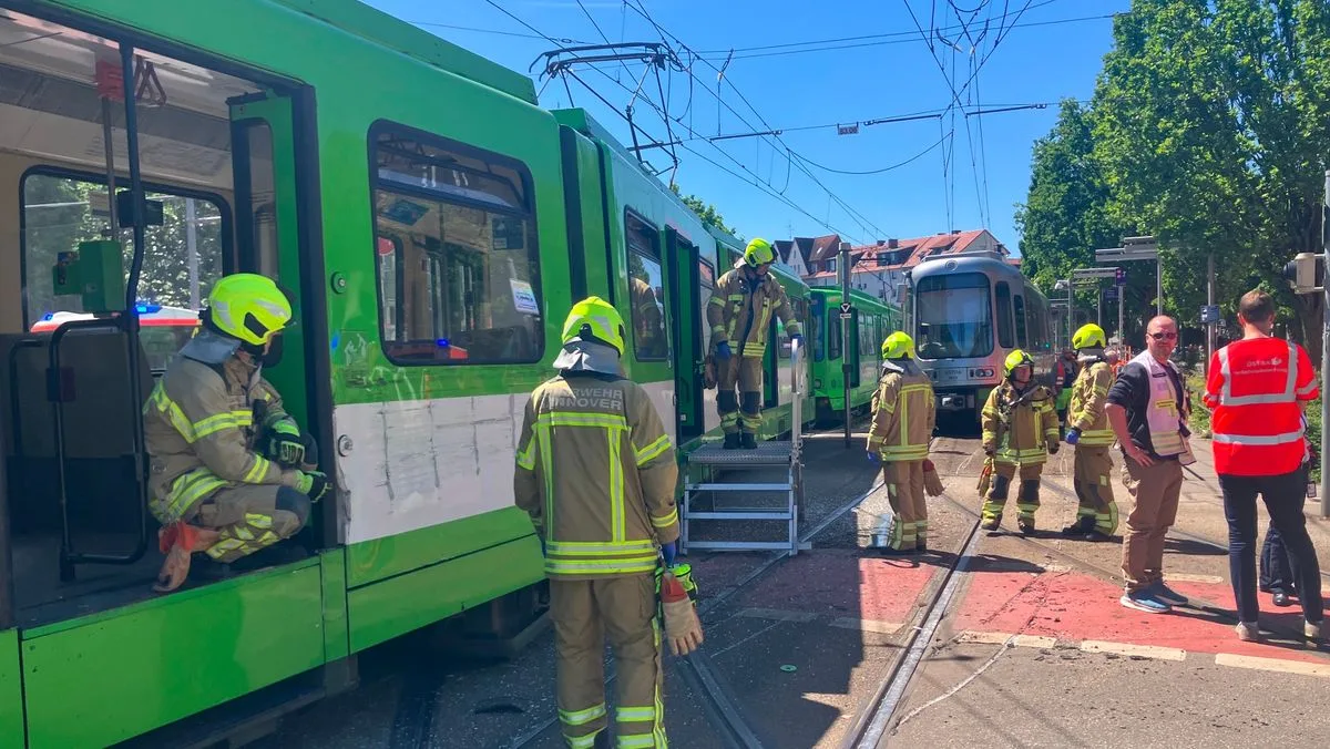 Twelve Injured in Hanover Tram Collision