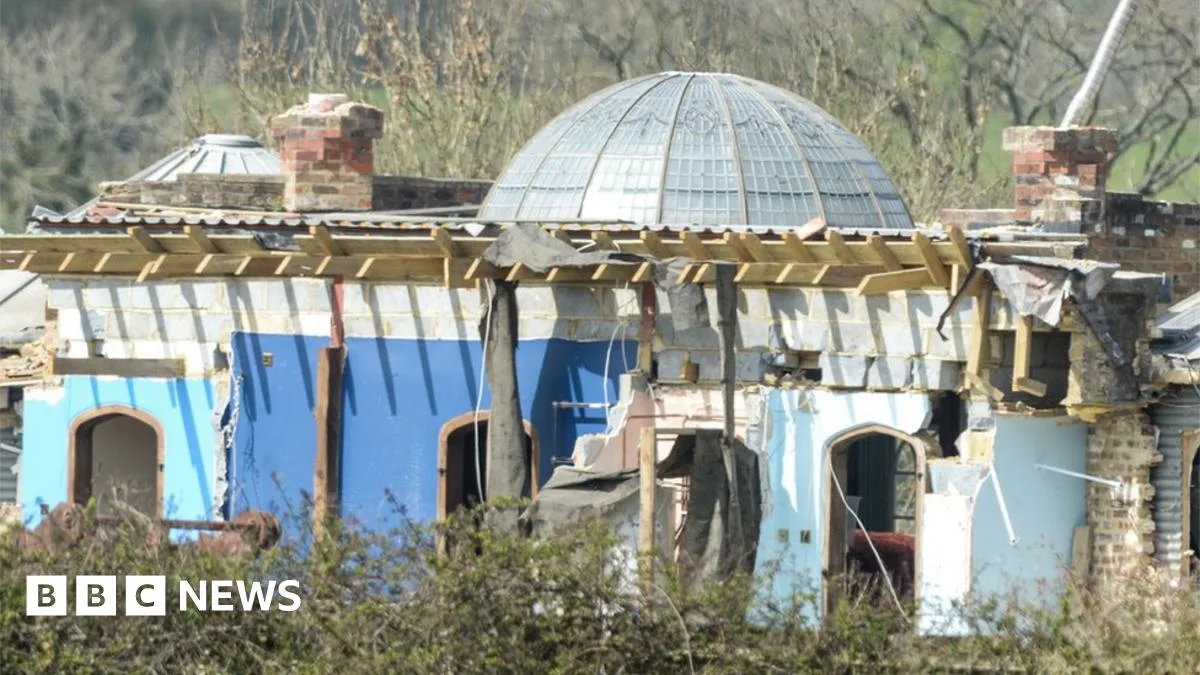 Surrey 'Hidden Castle' Demolition Nears Completion