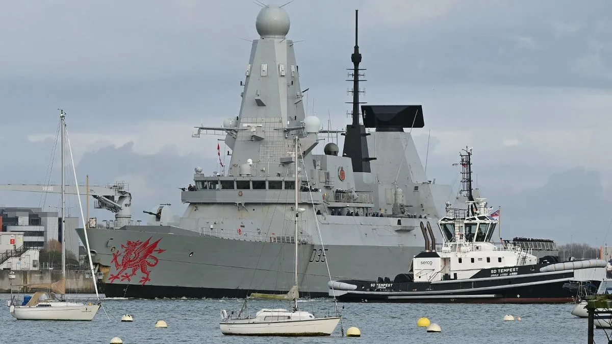 HMS Dragon Deploys as UK's Billion-Pound Maritime Fortress