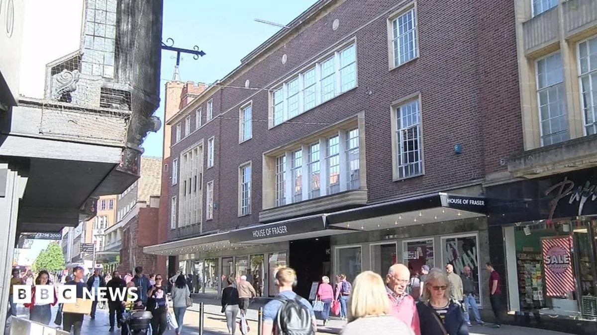 Exeter House of Fraser to Close in January 2019