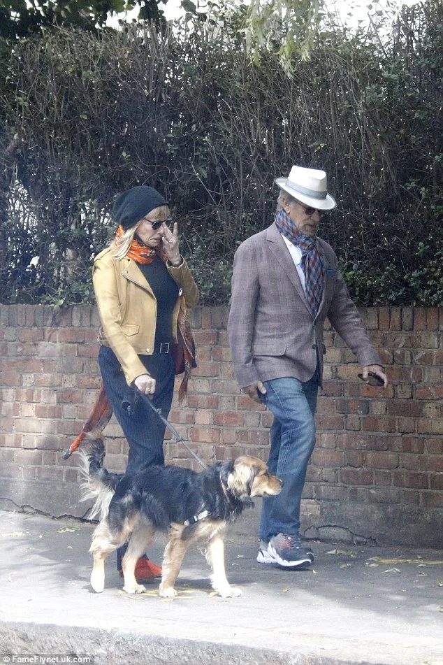 Steven Spielberg Enjoys Low-Key Stroll in Notting Hill with Wife Kate and Pet Dog