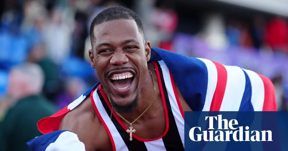 Zharnel Hughes dedicates British 100m title to late aunt
