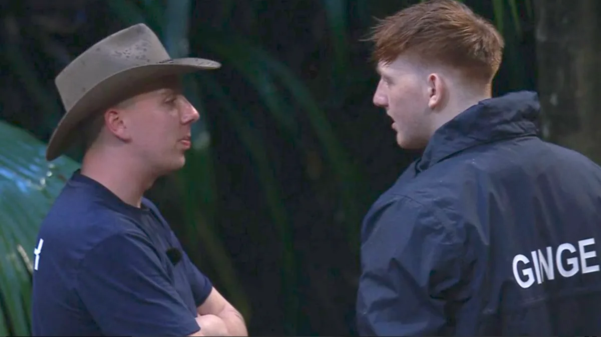 I'm A Celeb's First Clash: Aitch Tells Angry Ginge 'You're Being Stupid'